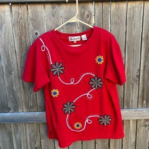 Vintage Béchamel tshirt embroidered size medium